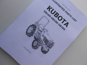 Aanzicht van tekening Kubota - Kubota : GB160, GB180, GB200
