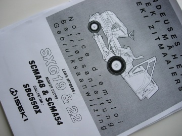 ISEKI Zitmaaier SXG19 - SXG22