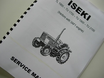 Iseki TU 1700 - TU1900 - TU2100 - TL 1900 - ZONDER motor 3AF1