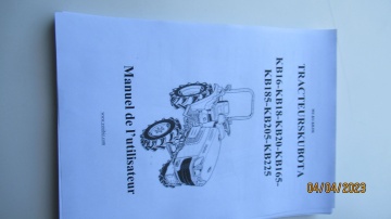 Handleiding Kubota in het Frans - Kubota : KB
