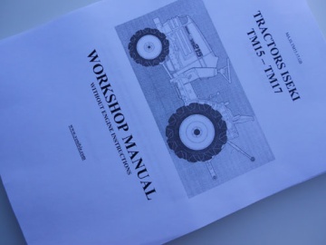 Werkplaats handleiding Iseki in het engels - Iseki : TM, TM15, TM17
