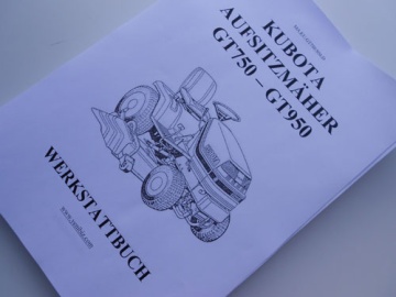 Werkplaats handleiding Kubota in het Duits - Kubota : Mower
