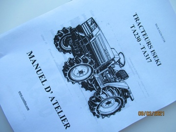 Werkplaats handleiding Iseki in het Frans - Iseki : TA, TA230, TA317
