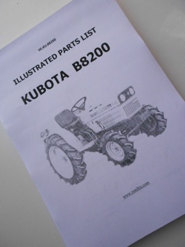 Aanzicht van tekening Kubota - Kubota : B8200
