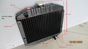 Radiator Iseki - Iseki : Sial, TF3, TF5, TF15, TF19, TF21

