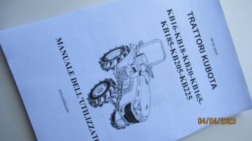 Handleiding Kubota in het Italiaans - Kubota : KB
