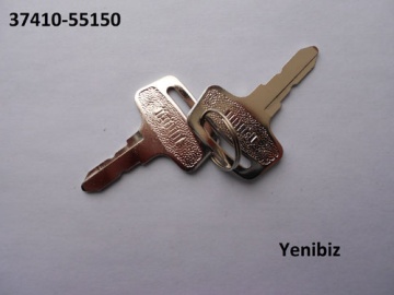 Sleutel van contactslot Kubota  - Kubota : A-155, A-175, A-195, A13, A14, A15, A17, A19, Aste, B52, B1550, B1750, B1830, B2150, GT3, GT5, GT8, GT19, GT21, GT23, X20, X24
