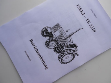 Handleiding Iseki in het duits - Iseki : TE3210
