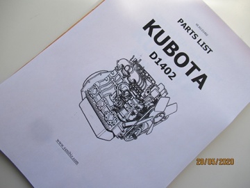 Aanzicht van tekening Kubota