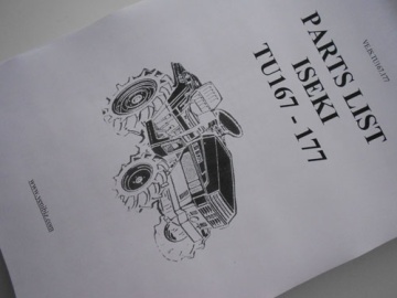 Aanzicht van tekening Iseki - Iseki : TU167, TU177
