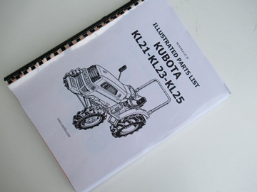 Aanzicht van tekening Kubota - Kubota : KINGWELL, KL, KL21, KL23, KL25
