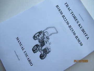 Handleiding Kubota in het Spaans - Kubota : B1830
