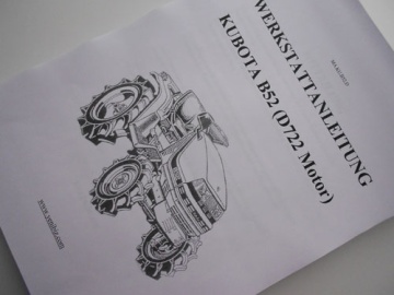 Werkplaats handleiding Kubota in het duits - Kubota : B52
