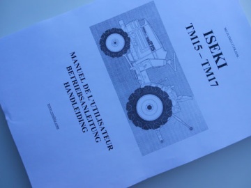 Handleiding Iseki drietalig - Iseki : TM, TM15, TM17
