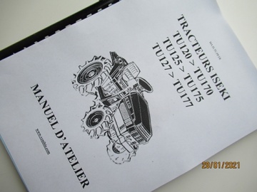 Werkplaats handleiding Iseki in het Frans - Iseki : TU120, TU125, TU127, TU130, TU135, TU137, TU140, TU145, TU147, TU150, TU155, TU157, TU160, TU165, TU167, TU170, TU175, TU177, TU180, TU185, TU187, TU197, TU205, TU207, TU217, TU220, TU225, TU227, TU240, TU245, TU247, TU PP
