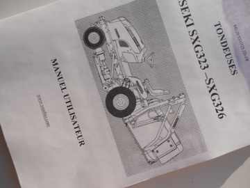 Handleiding Iseki in het frans - Iseki : Mowers
