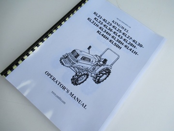 Handleiding Kubota in het Engels - Kubota : KINGWELL, KL, KL21, KL23, KL25
