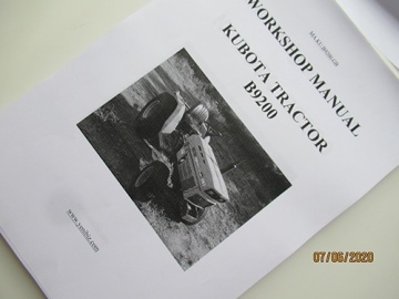 Werkplaats handleiding Kubota in het Engels - Kubota : B9200
