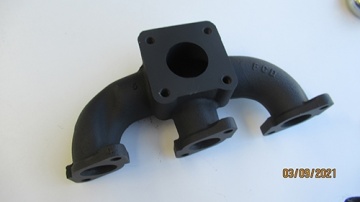 Uitlaatspruitstuk Kubota - Kubota : A-155, A-175, A-195, A15, A17, A19, Aste, B72, B92, B2420, BX2200, Excavator, GB15, GB16(F), GB18(F), GB20(F), GB150, GB160, GB170, GB200
