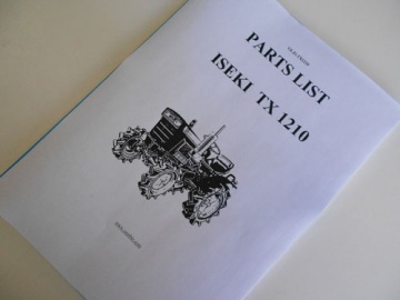 Aanzicht van tekening Iseki