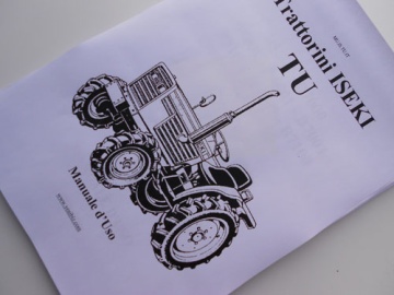 Handleiding Iseki in het Italiaans - Iseki : TU, TU1400, TU1500, TU1600, TU1700, TU1900, TU2100
