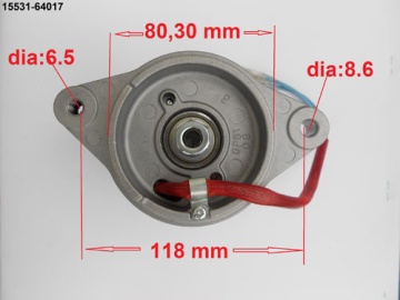Wisselstroomgenerator - Kubota : A13, A14, Aste, B-10, B1-14, B1-15, B1-16, B1-17, B40, B52, B92, B1200, B1400, B1402, B1500, B1502, B1600, B1702, B9200, Excavator, GB13, GB14, GB15, GB110, GB140, KH35, KH41, KH51, Mower
Zen-Noh : ZB1200, ZB1400, ZB1402, ZB1500, ZB1502, ZB1600, ZB1702
