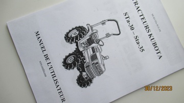 Handleiding Kubota in het Frans