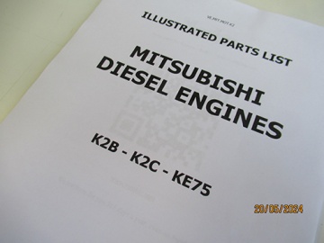 Aanzicht van tekening Mitsubishi K2 - Mitsubishi : K2B, K2C, KE75
