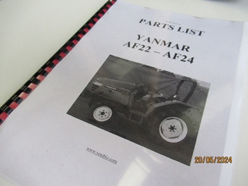 Aanzicht van tekening Yanmar  - Yanmar : AF-22, AF-24
