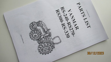 Aanzicht van tekening Yanmar 